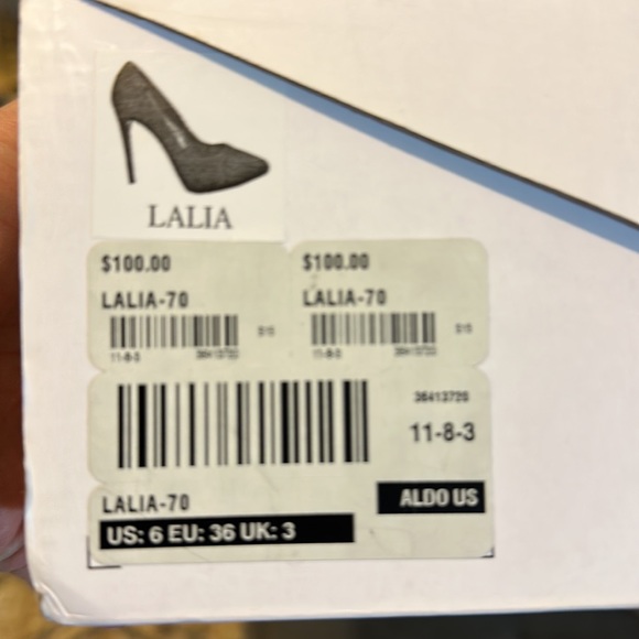 White Aldo Laila stiletto pumps size 6 - Picture 5 of 5